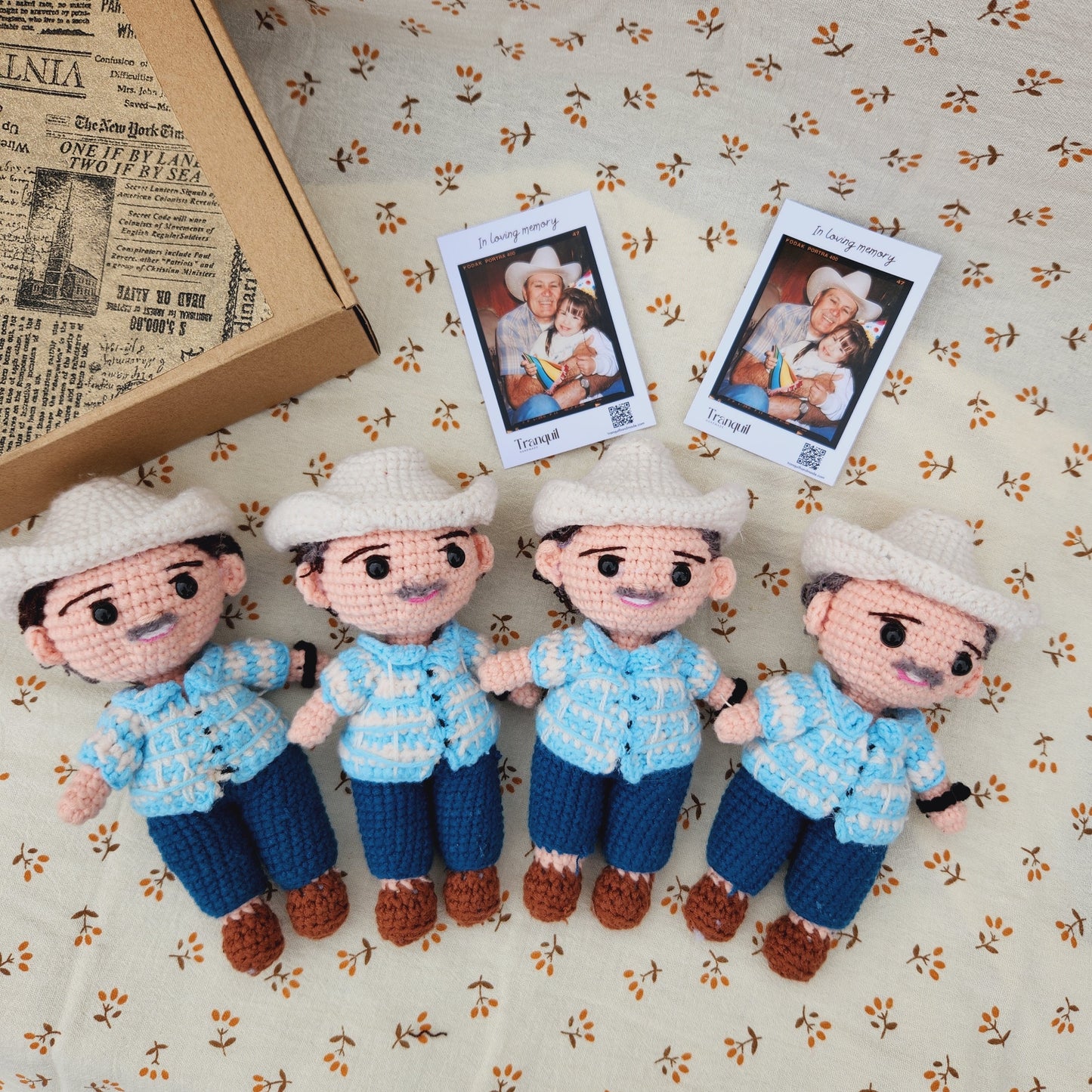 Tranquil® - Personalized Crochet Doll with Photo Card