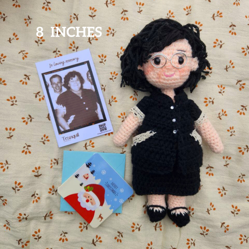 Tranquil® - Personalized Crochet Doll with Photo Card