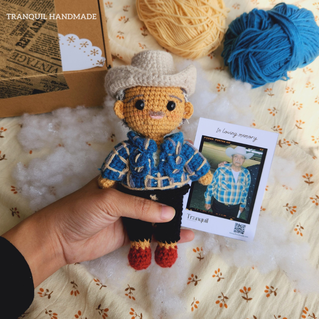Tranquil® - Personalized Crochet Doll (Bigger sizes)