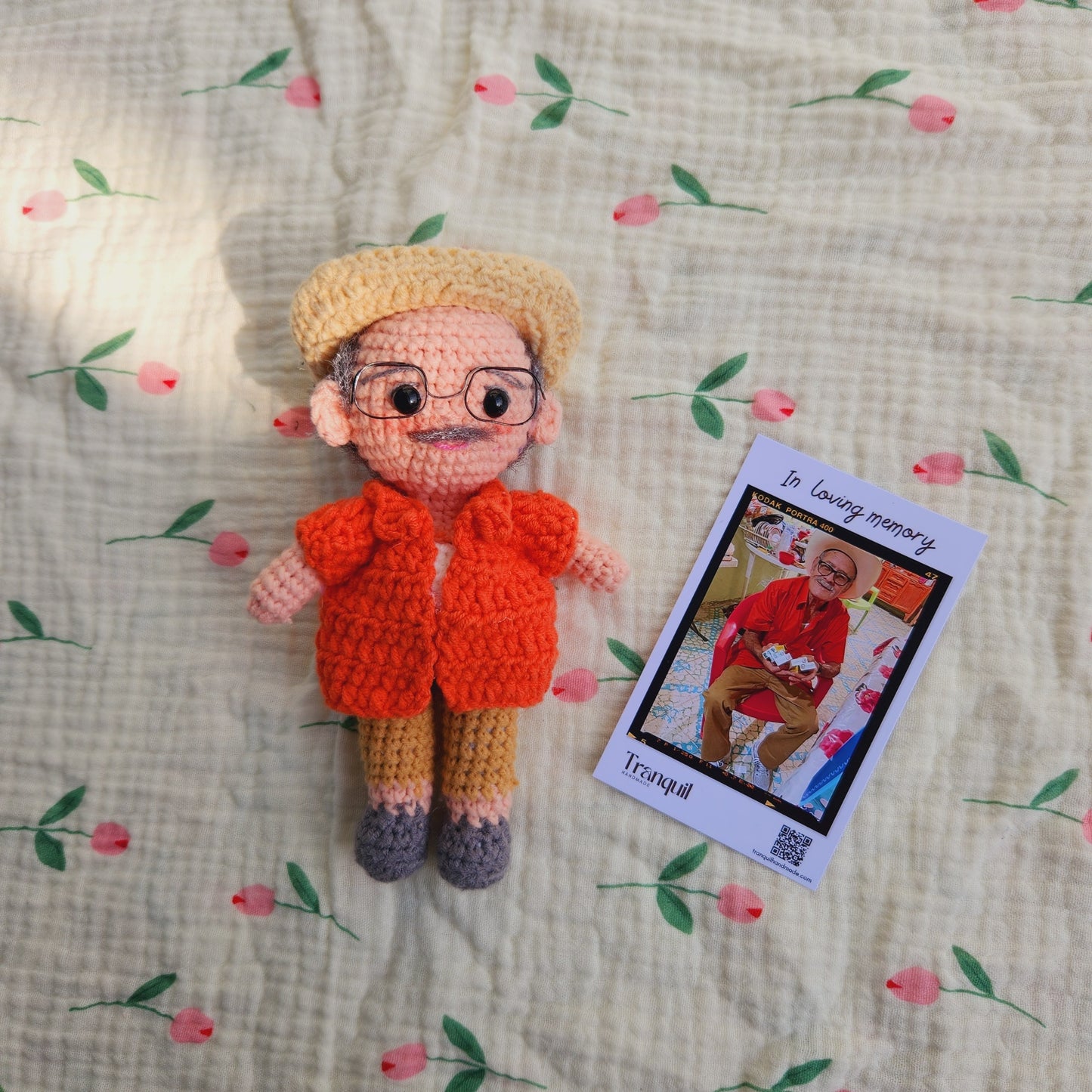 Tranquil® - Personalized Crochet Doll with Photo Card