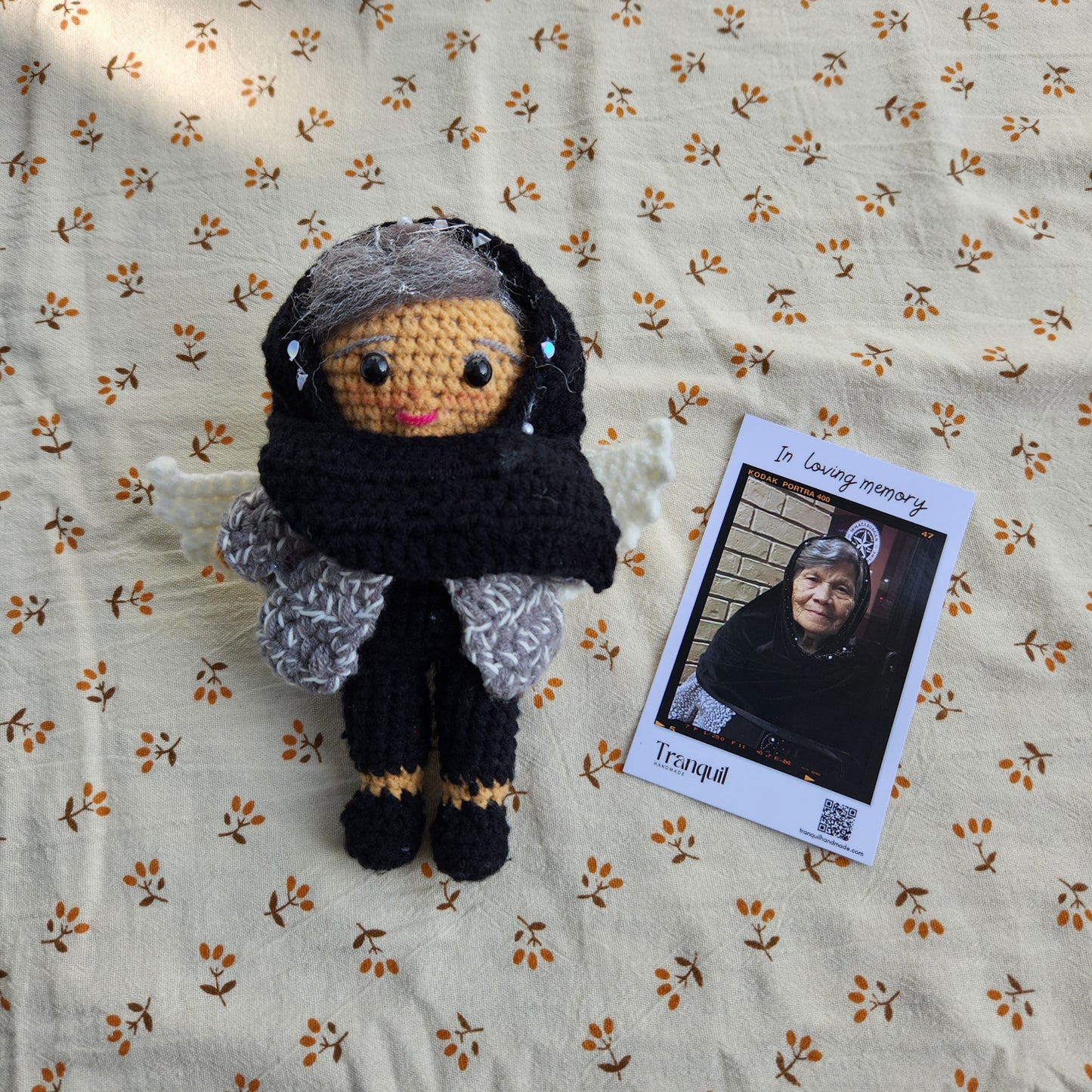 Tranquil® - Personalized Crochet Doll with Photo Card