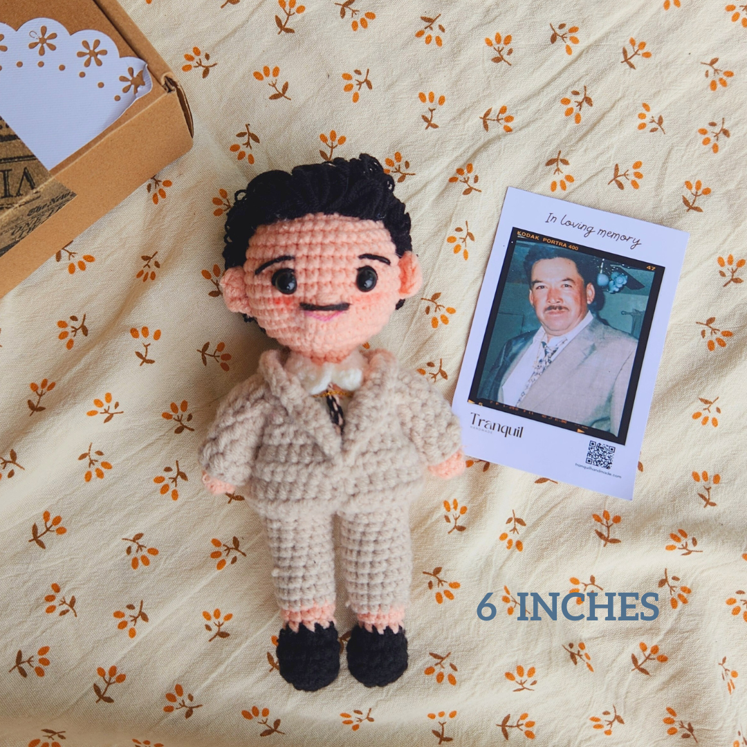 Tranquil® - Personalized Crochet Doll with Photo Card (Christmas Cut-Off: 10th November)