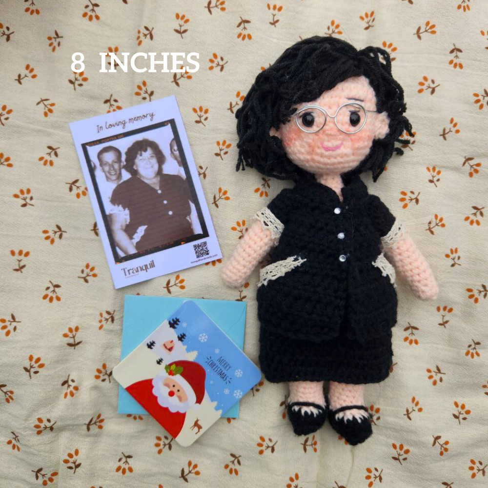 Tranquil® - Personalized Crochet Doll with Photo Card (Christmas Cut-Off: 10th November)