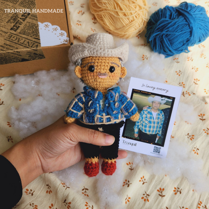 Tranquil® - Personalized Crochet Doll with Photo Card (Christmas Cut-Off: 10th November)