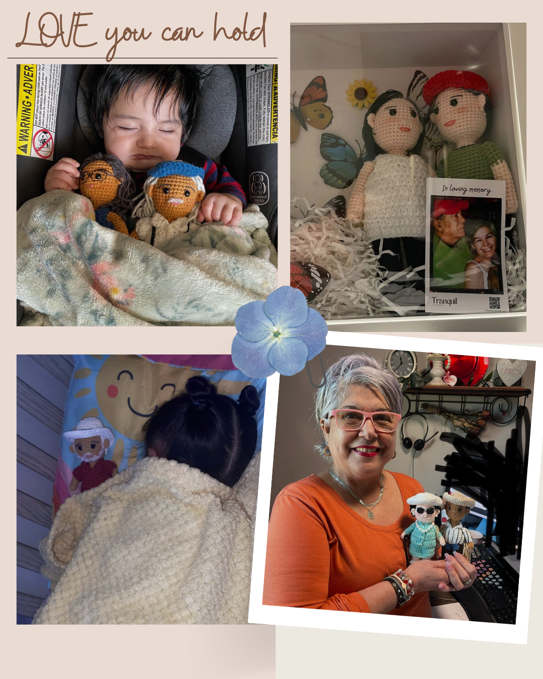 Tranquil® - Personalized Crochet Doll (Bigger sizes)