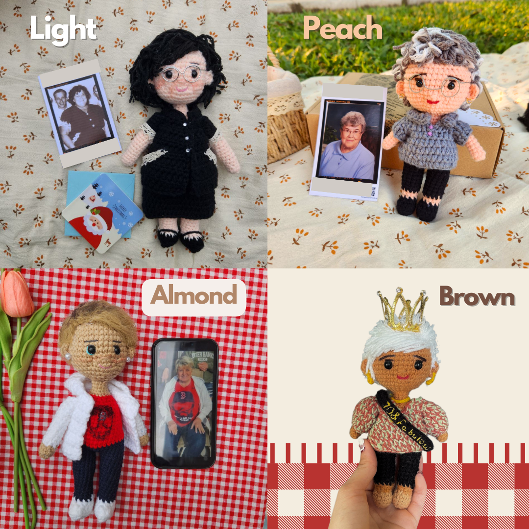 Tranquil® - Personalized Crochet Doll with Photo Card (Christmas Cut-Off: 10th November)