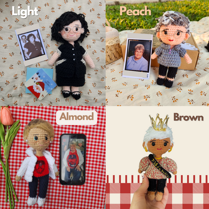 Tranquil® - Personalized Crochet Doll with Photo Card (Christmas Cut-Off: 10th November)