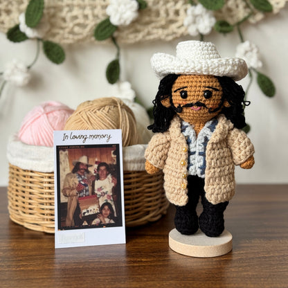 Tranquil® - Personalized Crochet Doll with Photo Card