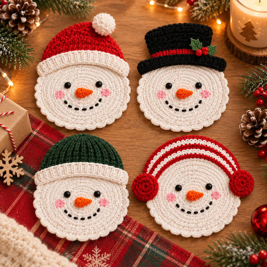 Christmas Crochet Coaster