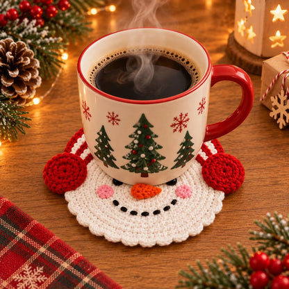 Christmas Crochet Coaster