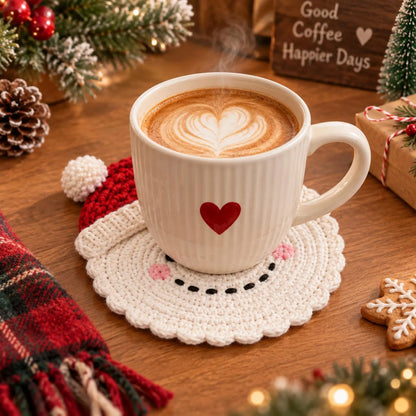Christmas Crochet Coaster