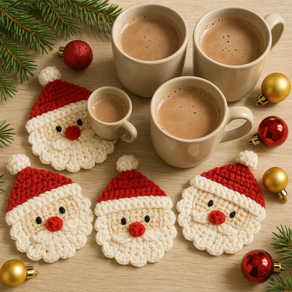Christmas Crochet Coaster